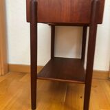 Teak bedside table Denmark 1950 soborg mobler n°148