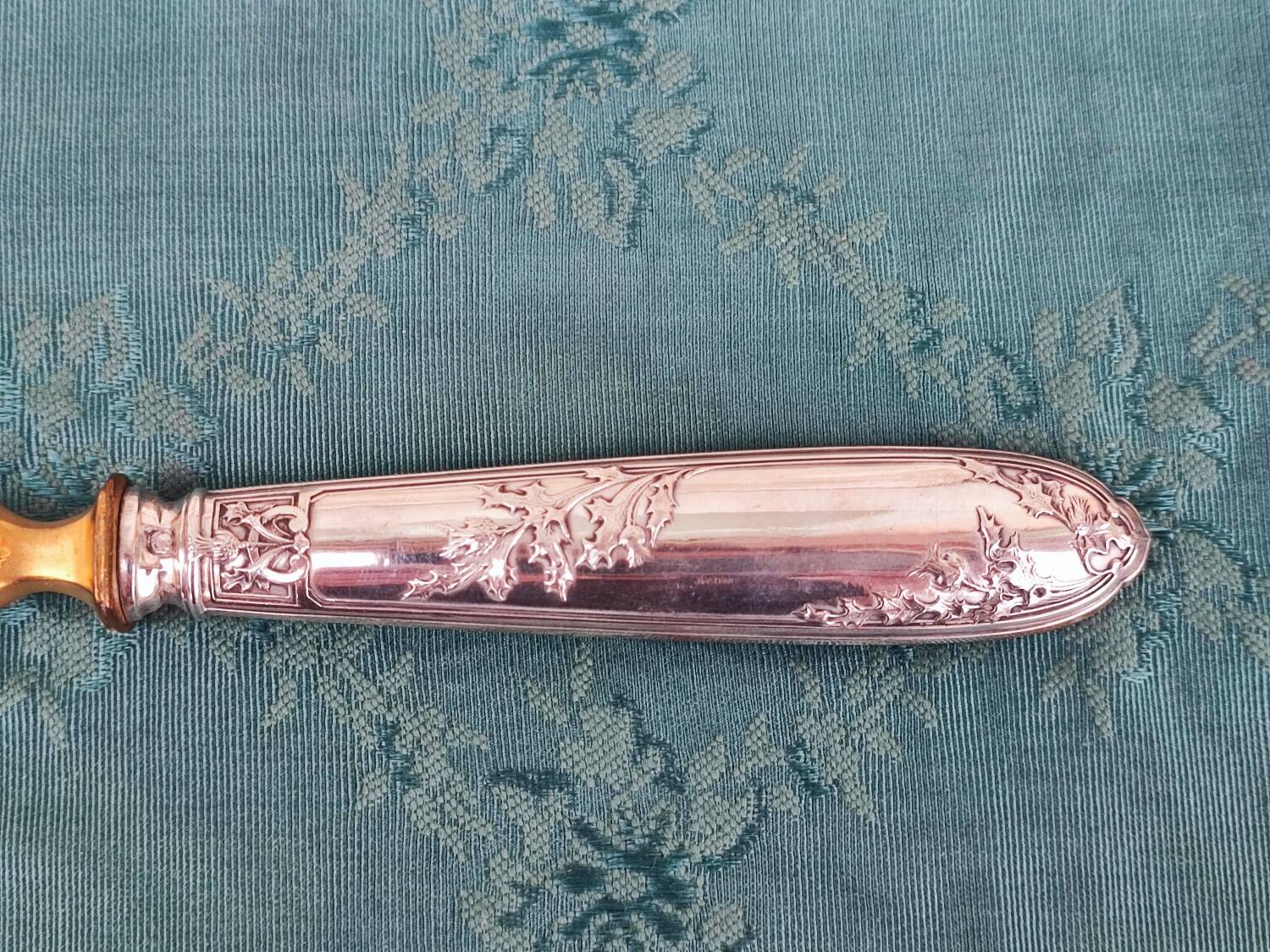 Sterling silver serving spoon