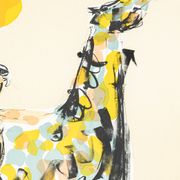 Naked Rider, Colour Lithograph on Paper, 63 x 88 cm