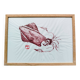 Gyotaku of a small squid