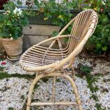 Rattan armchair for vintage children