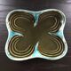 Clover dish olive green