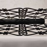 Wrought iron magazine rack signed CHATY Vallauris