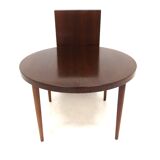 Scandinavian mahogany dining table, Sweden, 1960