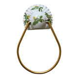 Old napkin holder in shell porcelain