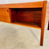 Vintage retro Danish mid-century rosewood desk by Christian Linneberg 1960s