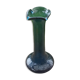Vase soliflore ancien en verre soufflé