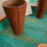 Jeu de jacquet, backgammon, dames en coffret ancien