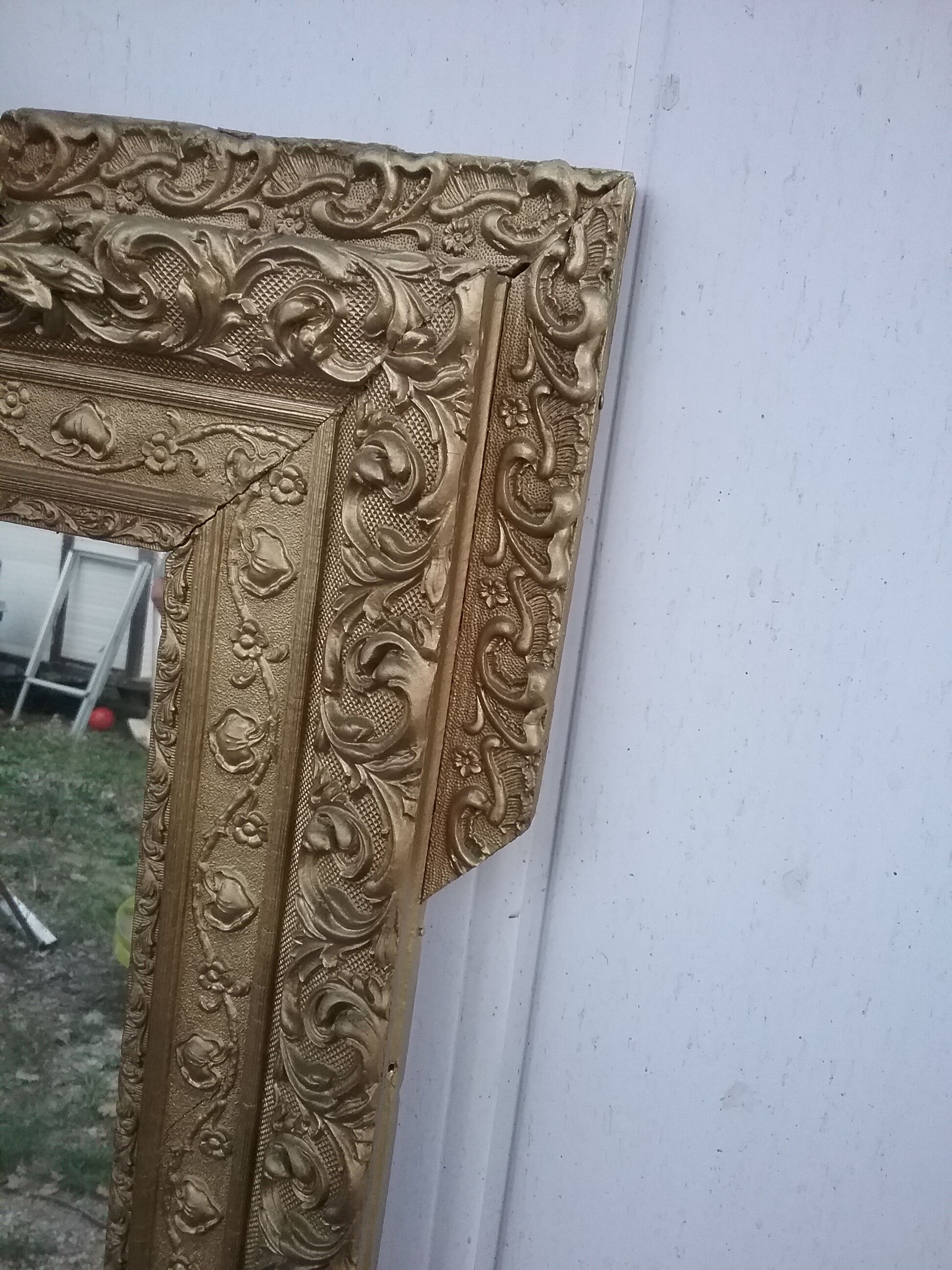 Gilded mirror