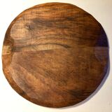 Produit BHV Plateau de bois brut taillé à la gouge 1970