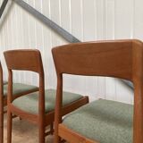 Kai Kristiansen Danish Teak Dining Chair K.S. Mobler Set of 6