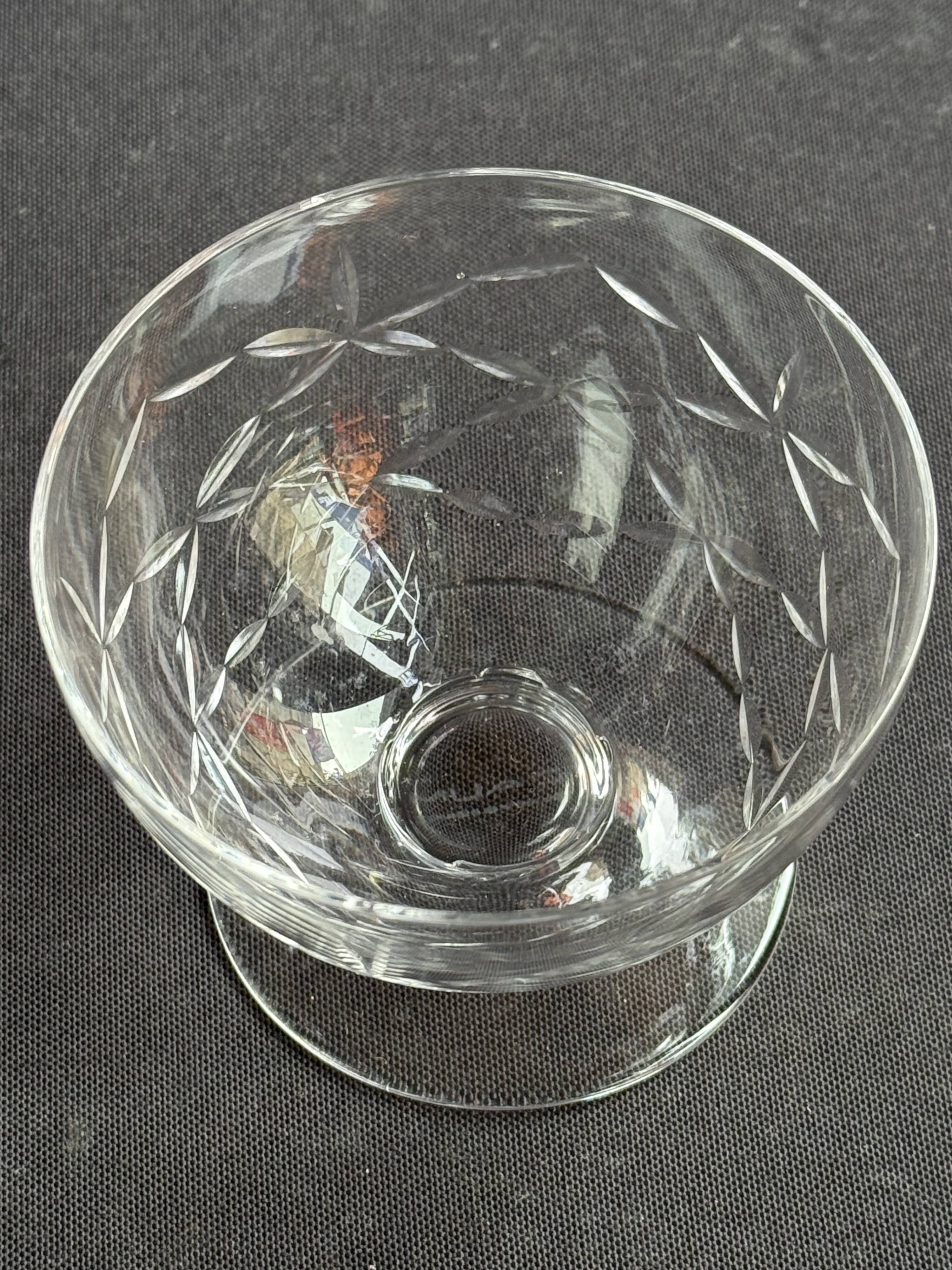 5 Wine glasses – Daum Nancy France