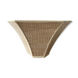 Rattan braid sconce