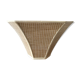 Rattan braid sconce