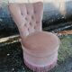 Fringed toad chair