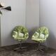 Set of Swivel Armchairs, 1960s