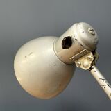 Silver-grey Bauhaus desk lamp