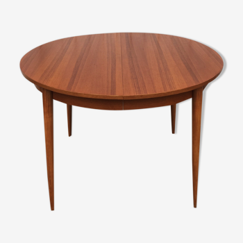 Table ronde scandinave extensible