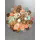 Lustre en verre multicolore contemporain Tronchi Murano, lot de 2 ou une paire de lustres