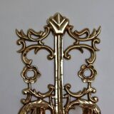 Swedish wall sconce in brass, mid-20th century.