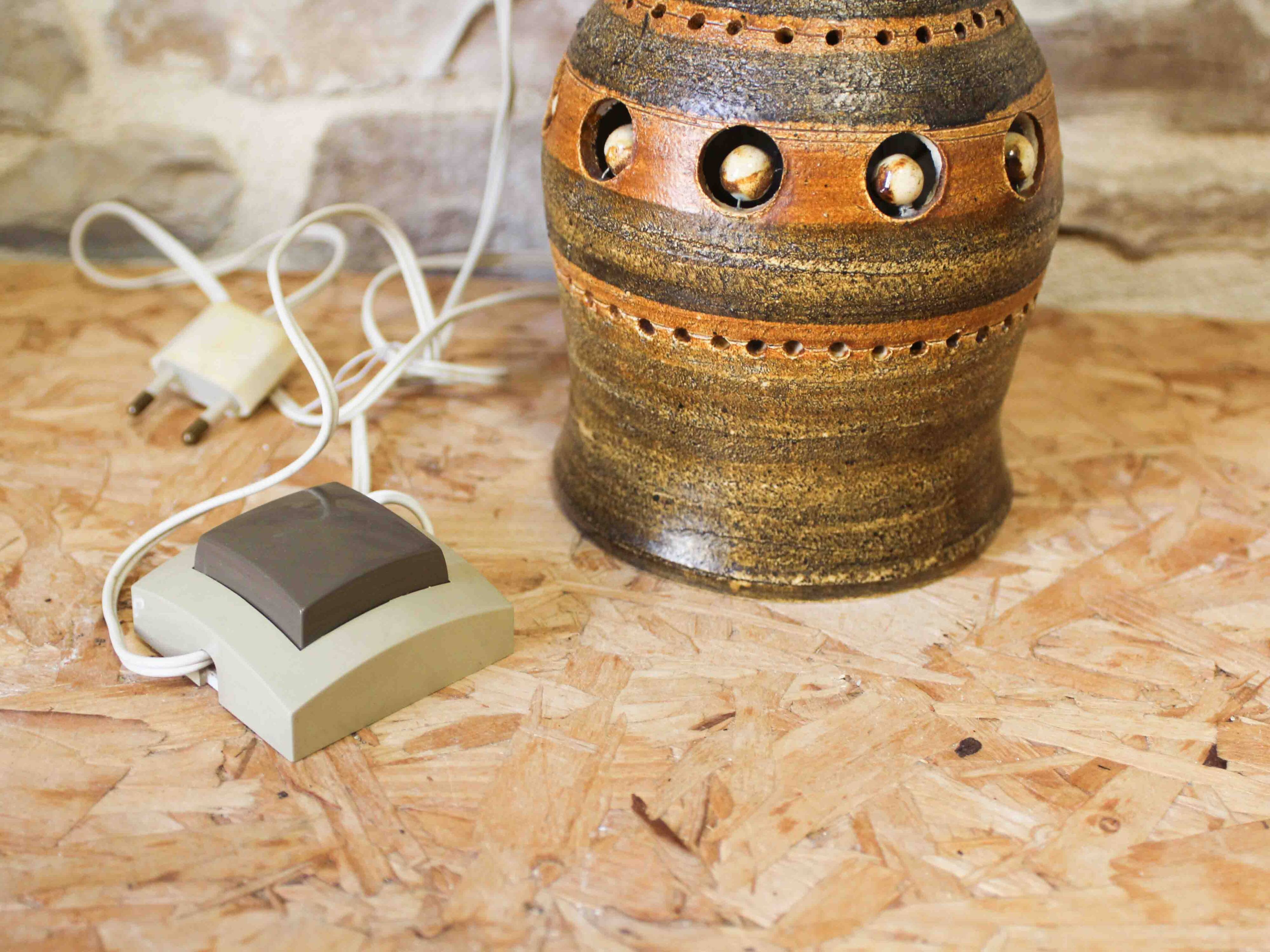 Ceramic lamp by Georges Pelletier