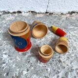 3 Russian matryoshka dolls