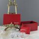 Double crystal salt cellar by Baccarat, model with cut decoration, 20th century.