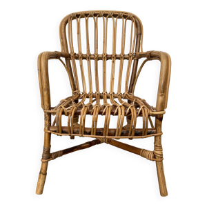 Fauteuil rotin enfant