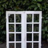 Fenêtre chêne H96,8xL80,5cm ancienne petits carreaux