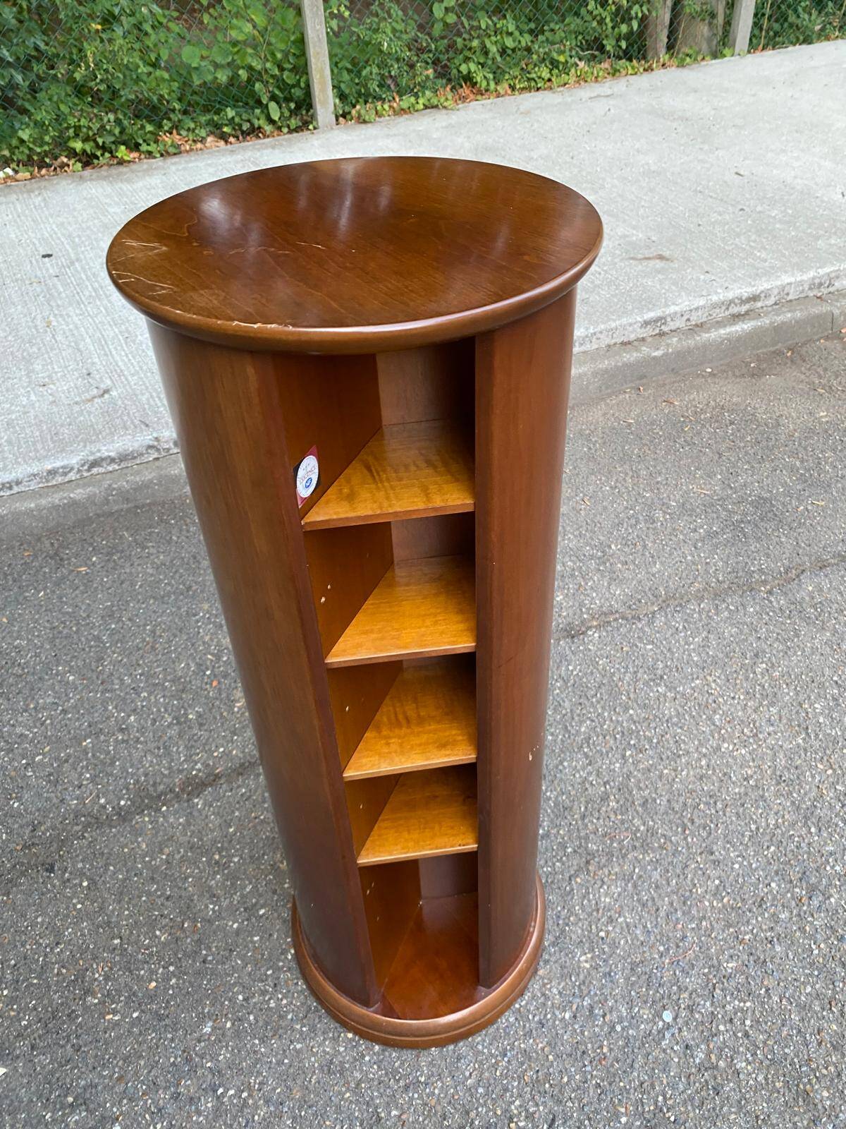 Rotating wooden stool 100cm made in France