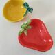 Duo de coupelles barbotine fraise & citron vintage