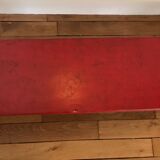 China red rolled bench coffee table