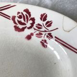 Flat old porcelain