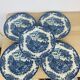 5 Myott The Brook English Ironstone Dinner Plates