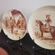 3 Creil and Montereau earthenware plates