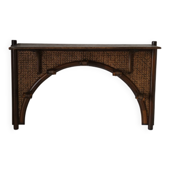 Portemanteau mural bambou vintage