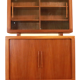 Vintage Danish design Dyrlund two-piece cabinet