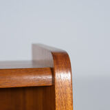 Mid-century teak shelf with pull-out top, 1970s