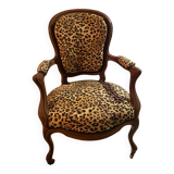 Louis Philippe period Leopard armchair
