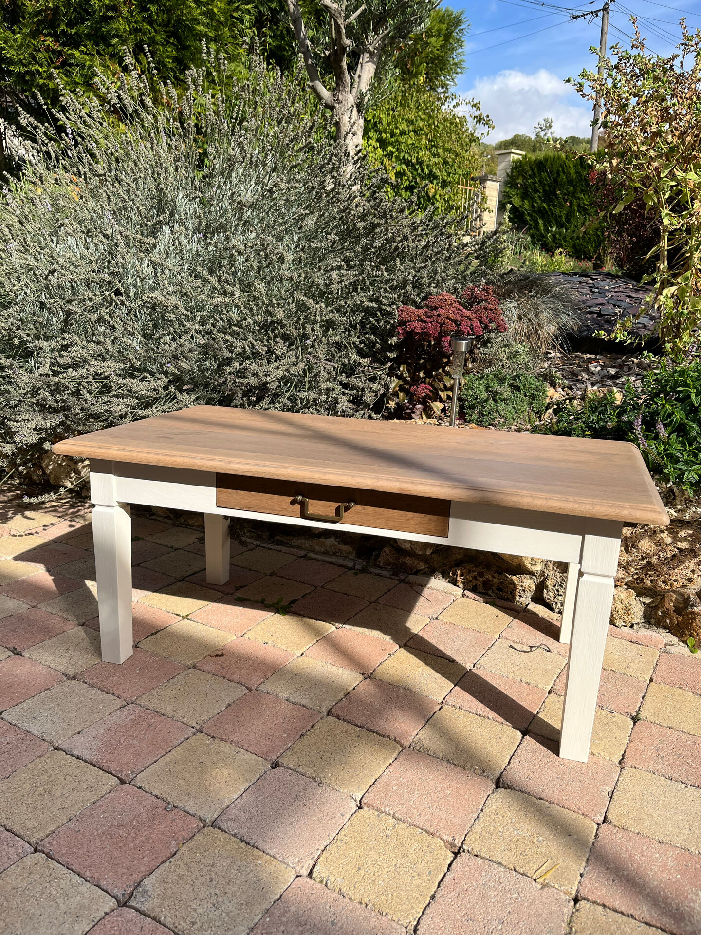 Oak coffee table