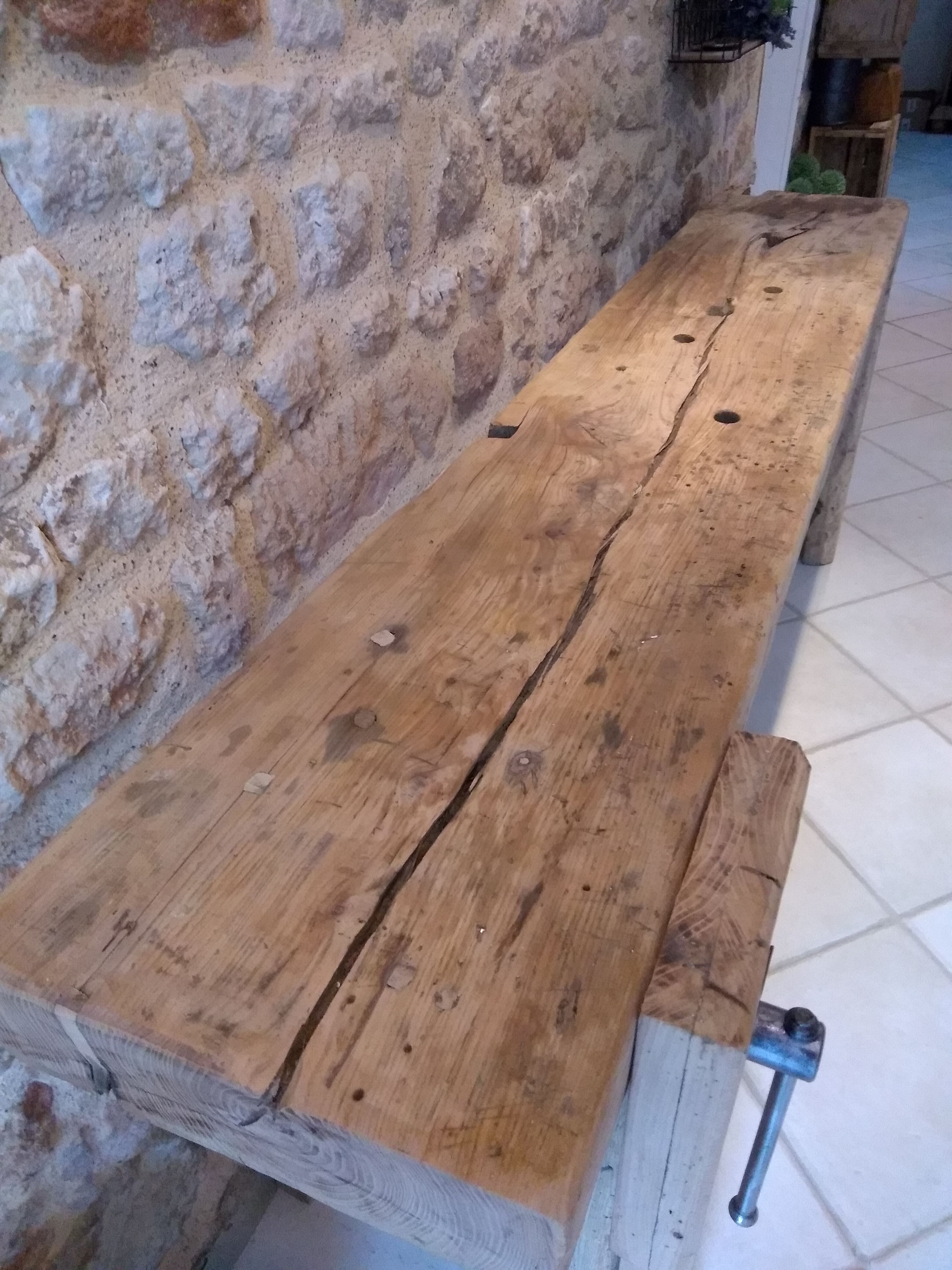 Former carpenter's workbench