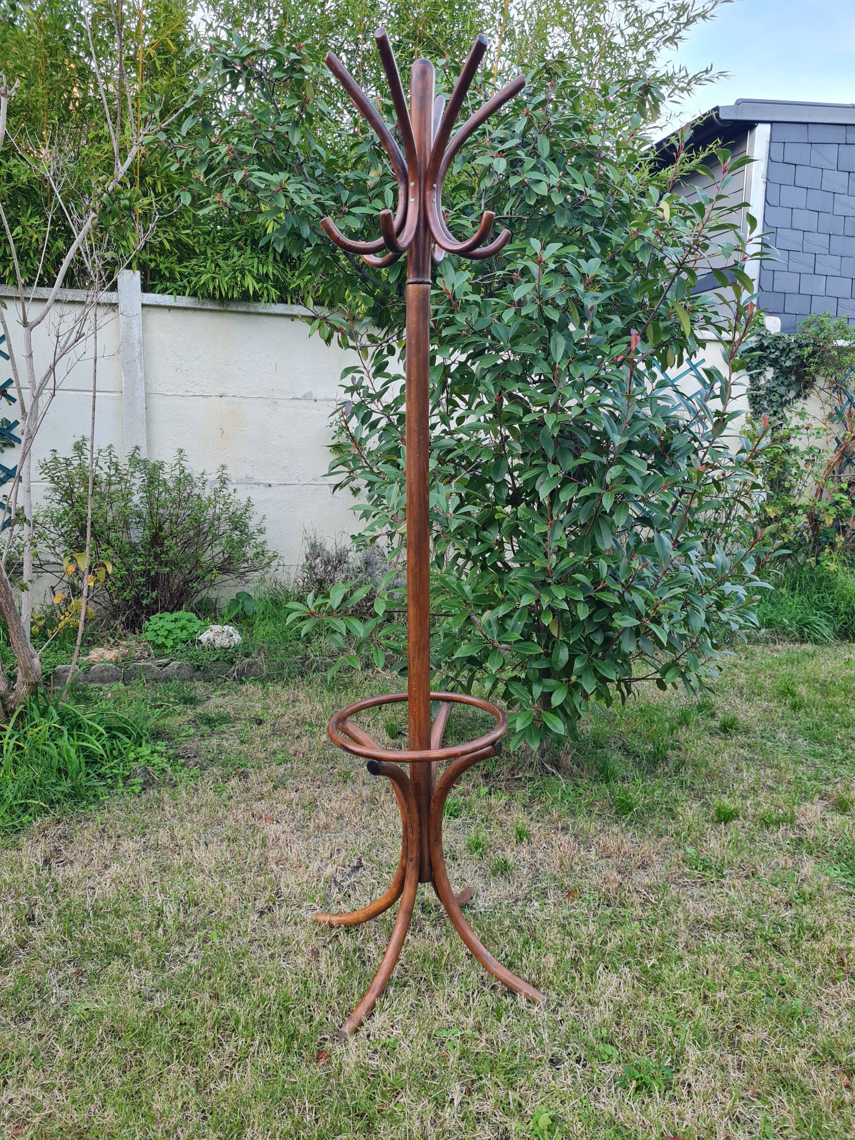 Vintage parrot coat rack