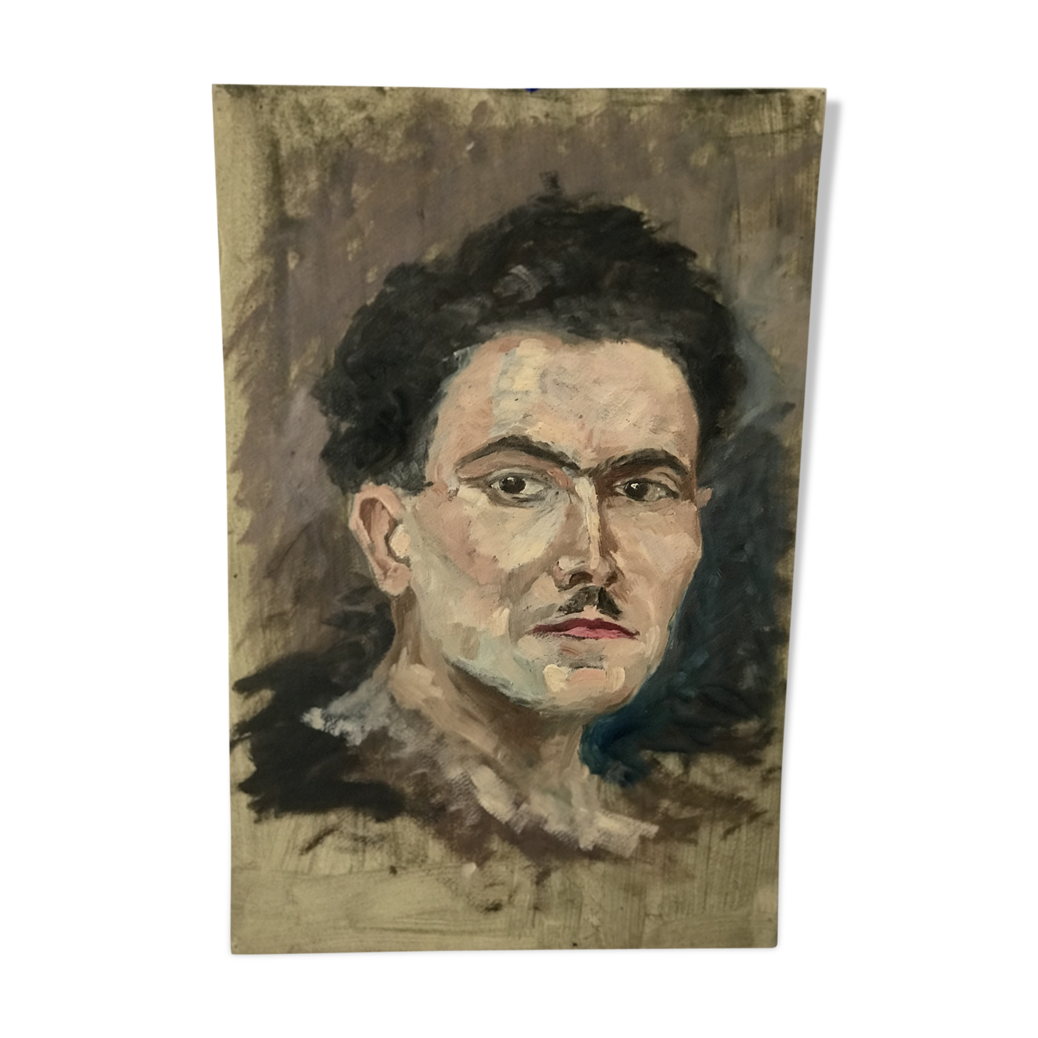 Oil painting on paper