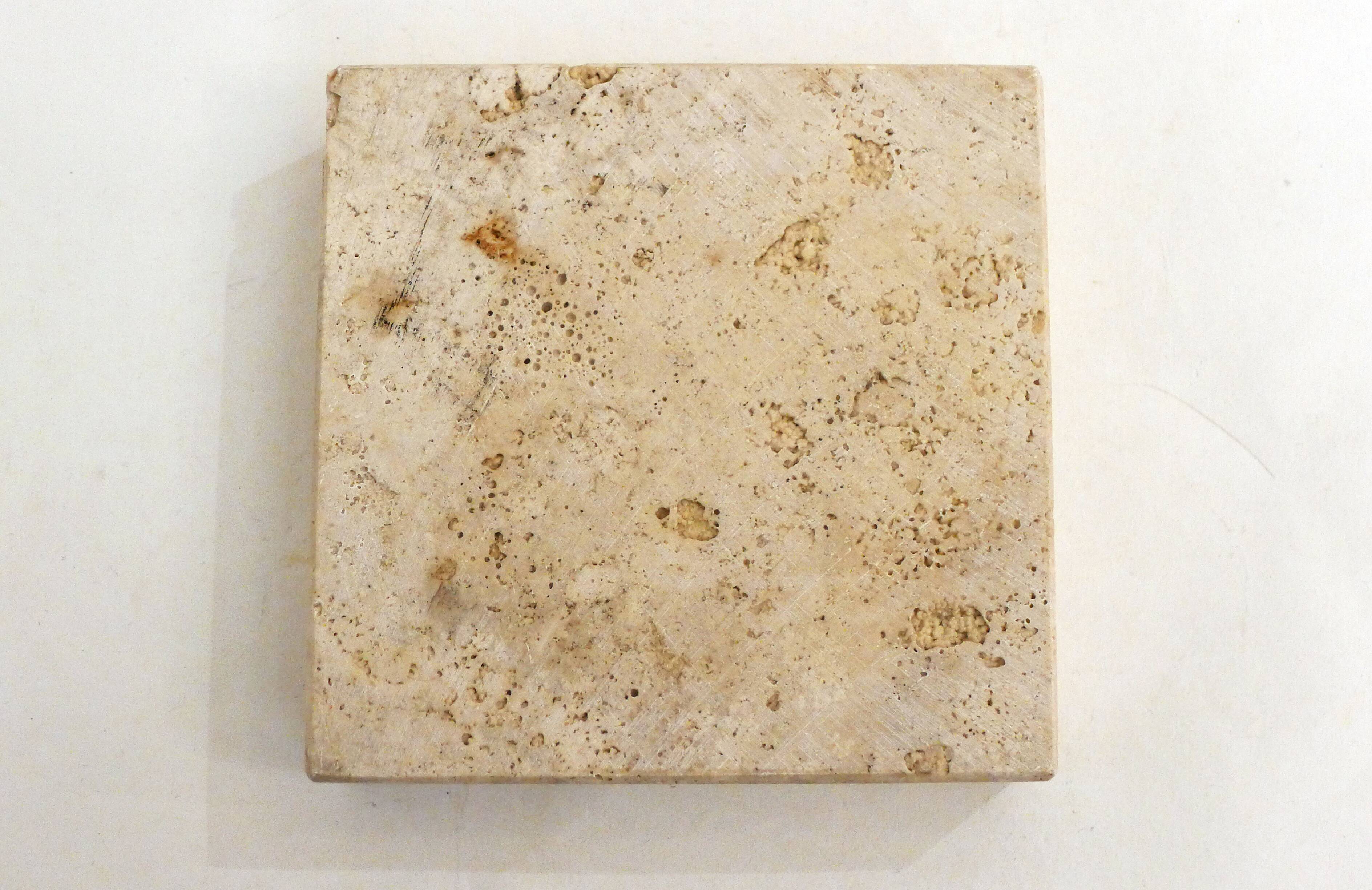 Vintage travertine ashtray