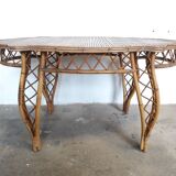 Rattan coffee table