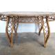 Table basse en rotin
