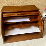 Office storage with plain curtains France JM Paillard vintage design bauhaus art deco 1900