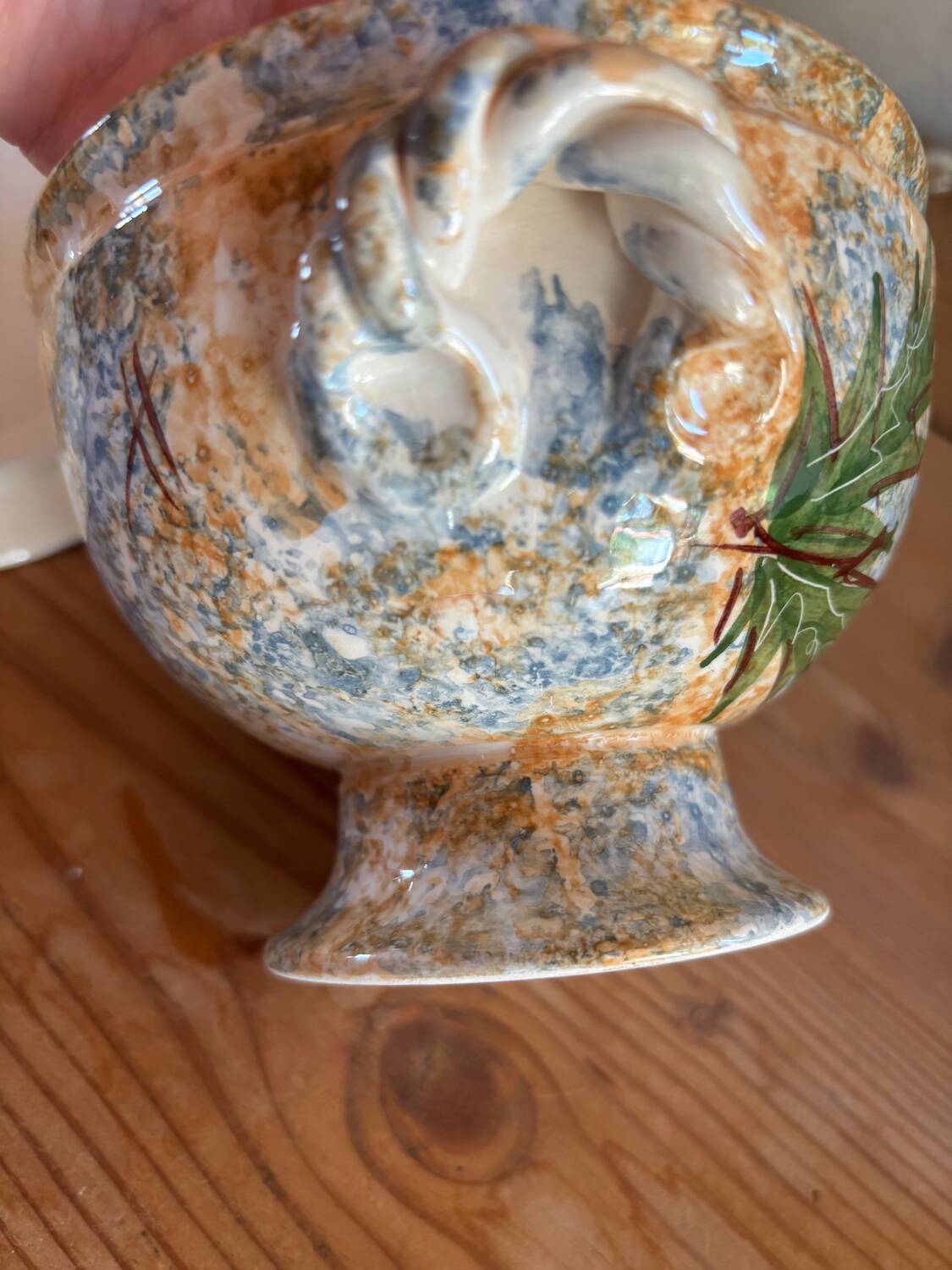 Vintage Vallauris Sugar Bowl / Candy Bowl