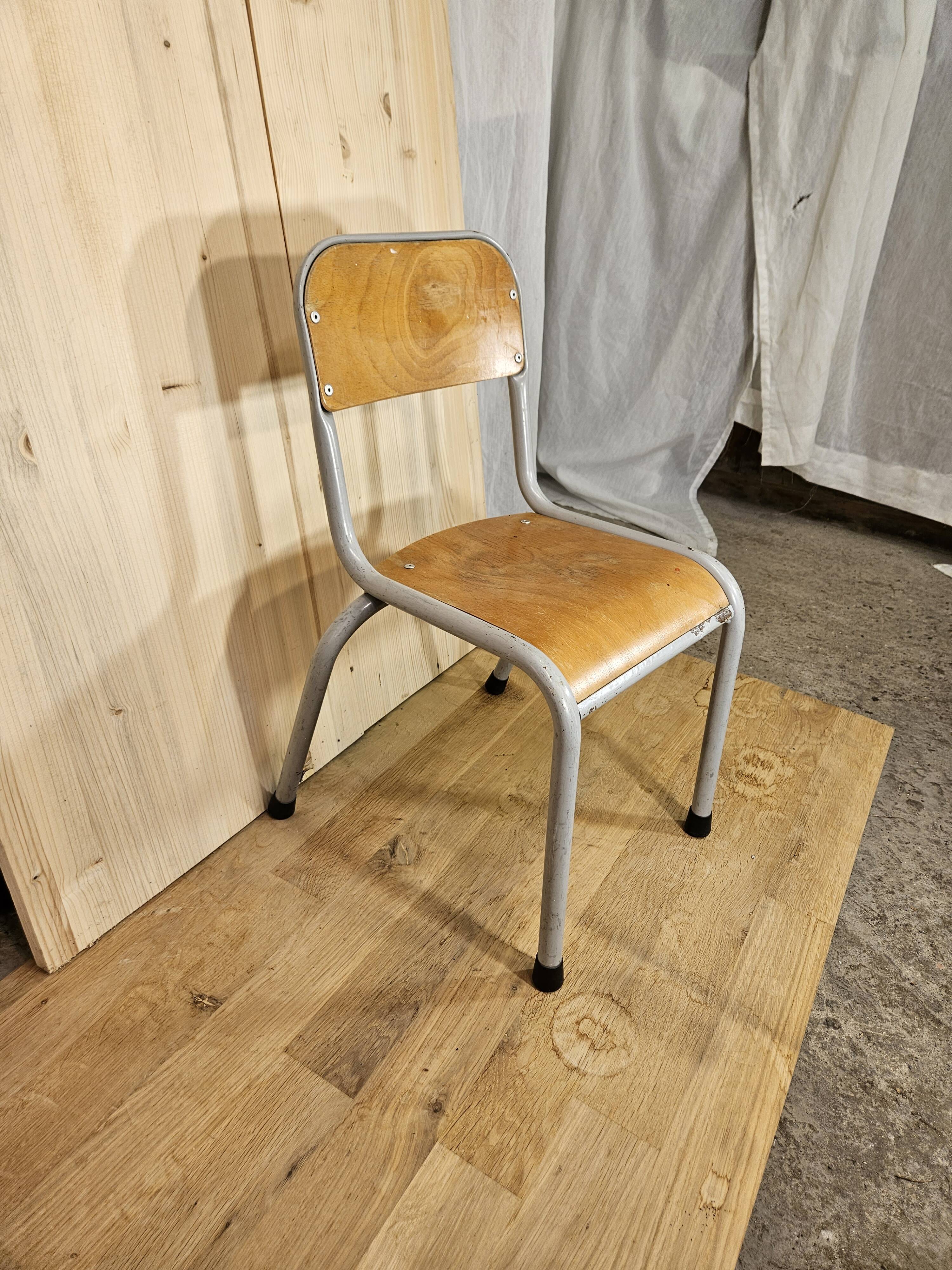 Chaise écolier/ chaise enfant 1970