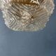Plafonnier vintage en verre, années 30